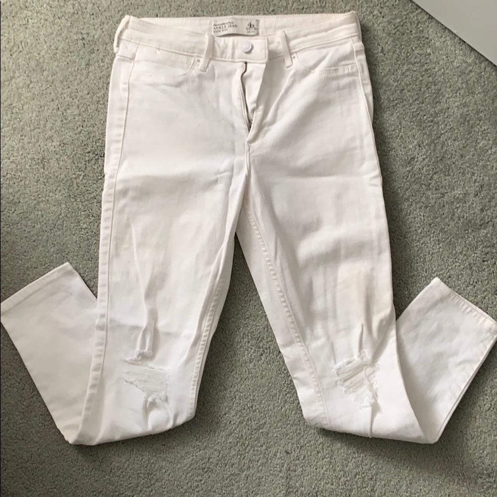 Abercrombie ankle jeans high rise